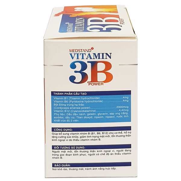 VITAMIN 3B POWER – Giúp bổ sung vitamin nhóm B cho cơ thể, giảm mệt mỏi, tăng cường sức khoẻ (100 viên)
