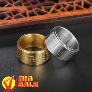 [SALE ĐỘC RẺ] NHẪN BÁT NHÃ TÂM KINH - NHẪN TÂM LINH -NHẪN MAY MẮN [NANI]