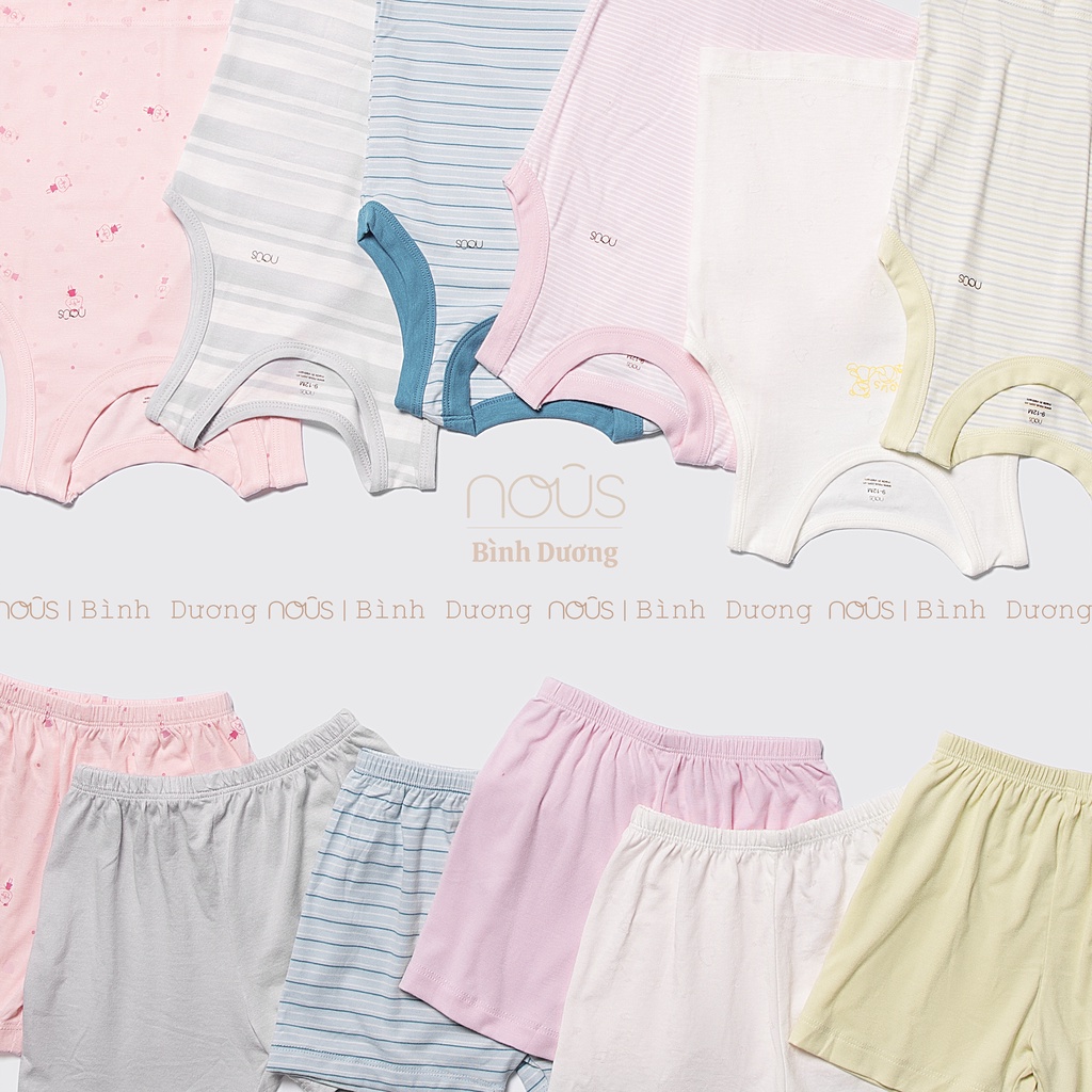 Bộ Ba Lỗ Nous đủ màu Nu Petit, Nu Doux, Nu Air - Bipbipstore - Nous Bình Dương