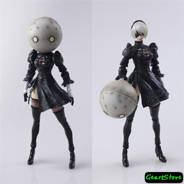 ( CHẤT, HÀNG CÓ SẴN ) MÔ HÌNH NHÂN VẬT FIGMA Nier YoRHa No.2 Tybe B Machine Lifeform  CỬ ĐỘNG ĐƯỢC