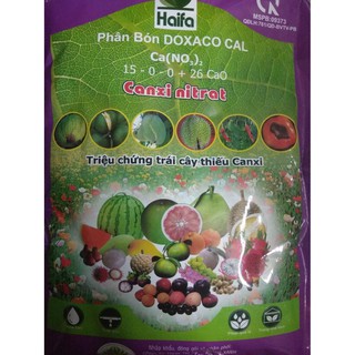 Phân bón DOXACO CAL Canxi nitrat 15-0-0+26 CaO - gói 1 kg
