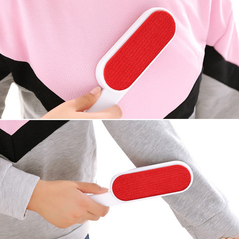 Bàn chải 2 mặt dùng loại bỏ lông thú cưng ra khỏi quần áo