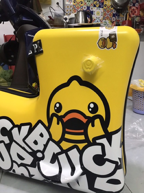 Vali cho bé B.Duck hàng chính hãng bảo hành 12 tháng  phiên bản chữ trắng