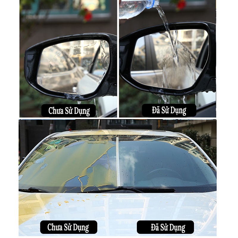 Nano Xịt Kính Chống Bám Nước Mưa Hiệu Quả - Giải Pháp Khi Lái Xe Trời Mưa  -  Dung Tích 120ml CARZONE.TOP