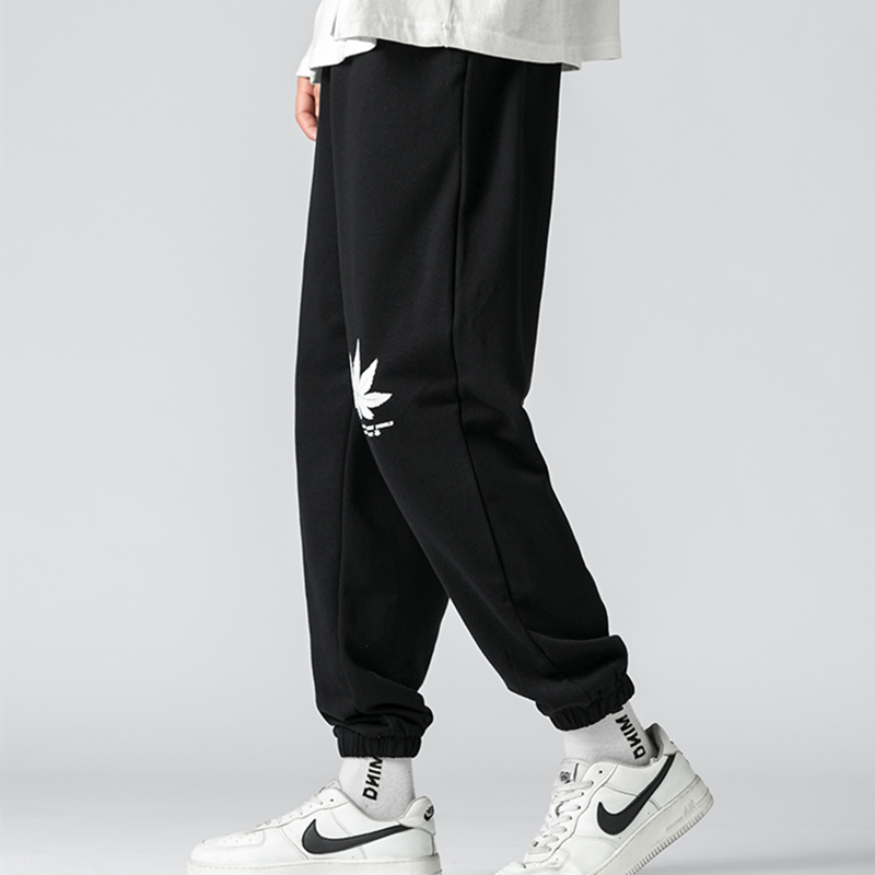 Quần Dài Thể Thao Nam Nữ In Hình Lá Phong Phong Cách Hong Kong Size M-8Xl | BigBuy360 - bigbuy360.vn