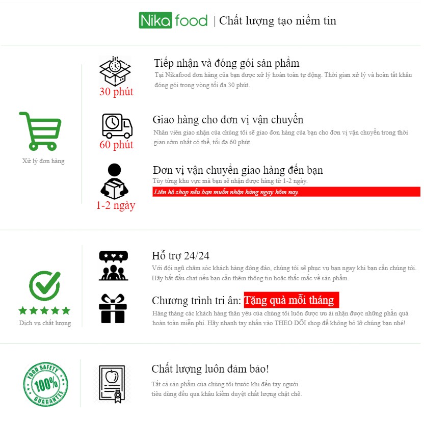 Nikafood Phấn hoa cà phê 100gr-500gr kèm quà tặng