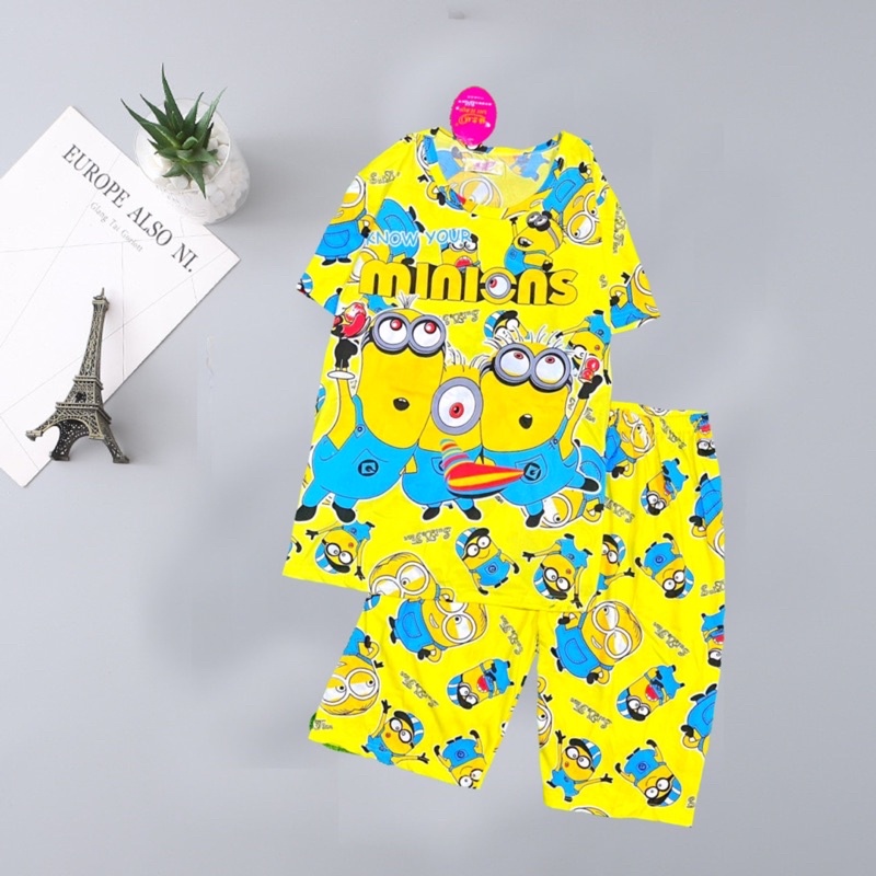 Bộ ngủ zoo hoạt hình cute . Freeship Extra