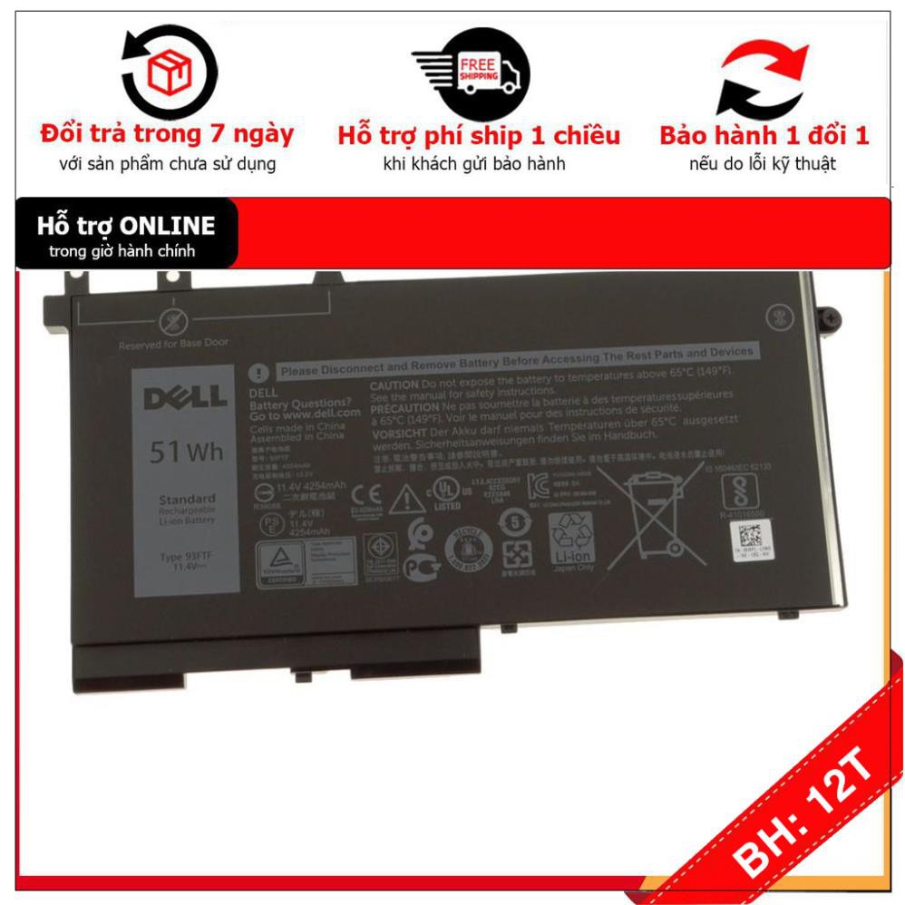 BH12TH 💖 Pin Laptop Dell Latitude E5480 (mã pin ) 93FTF Zin