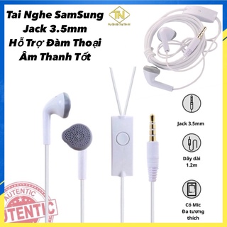 tai nghe samsung,tai nghe có dây, jack 3.5mm,dùng cho các dòng điện thoại android phổ thông,âm thanh cực hay,bass căng.