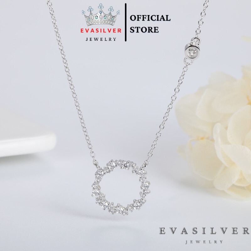 Dây chuyền Huyền Thoại Biển Xanh, Chất liệu bạc ta cao cấp - Trang sức bạc Evasilver