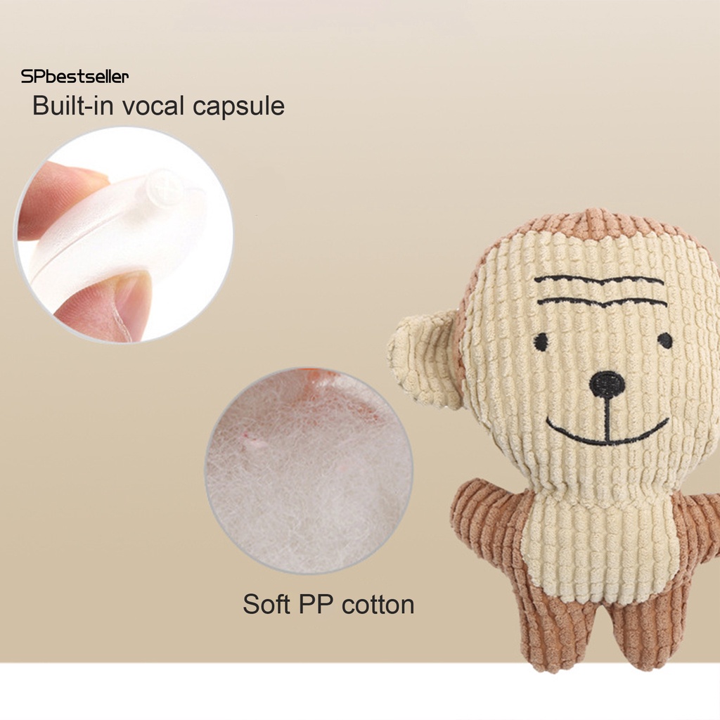 Đồ chơi nhồi bông hình chú cún dễ thương cho thú cưng