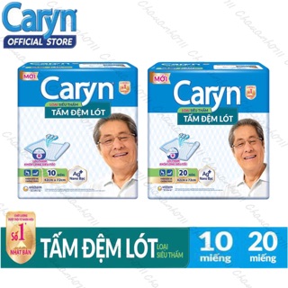 Tấm đệm lót Caryn loại siêu thấm loại 10 miếng và 20 miếng