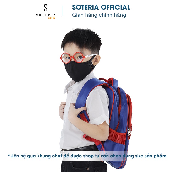 [Combo 3] Khẩu trang Soteria chống nắng Anti Ebony - Balsa - Flamingo - chuẩn UPF 50+, chống khuẩn chống bụi 0.1 - S,M,L