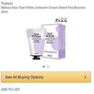 Kem trị thâm nách Kiss Total white