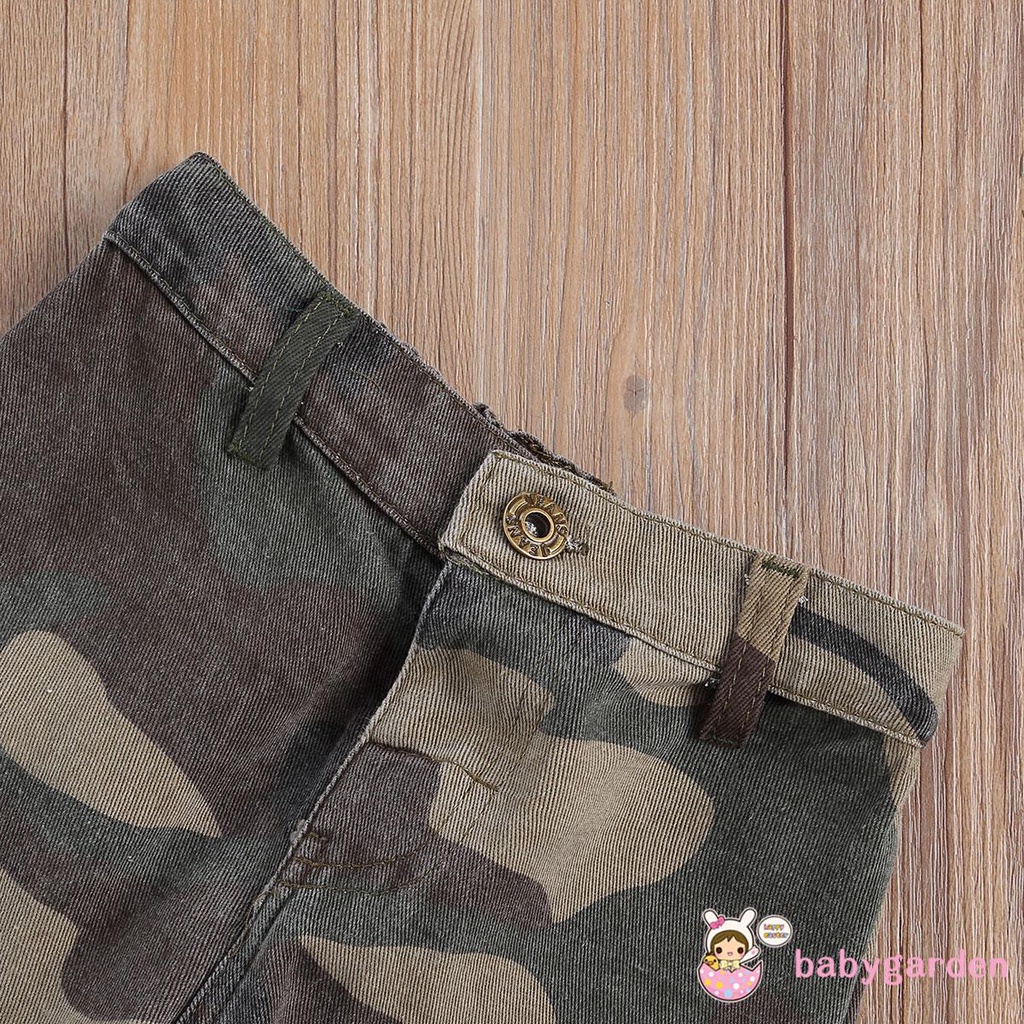 Bộ áo cổ thuyền tay dài sọc gân co giãn màu trơn kèm quần dài da beo/rằn ri/tie-dye dáng rộng có túi lớn cho bé gái