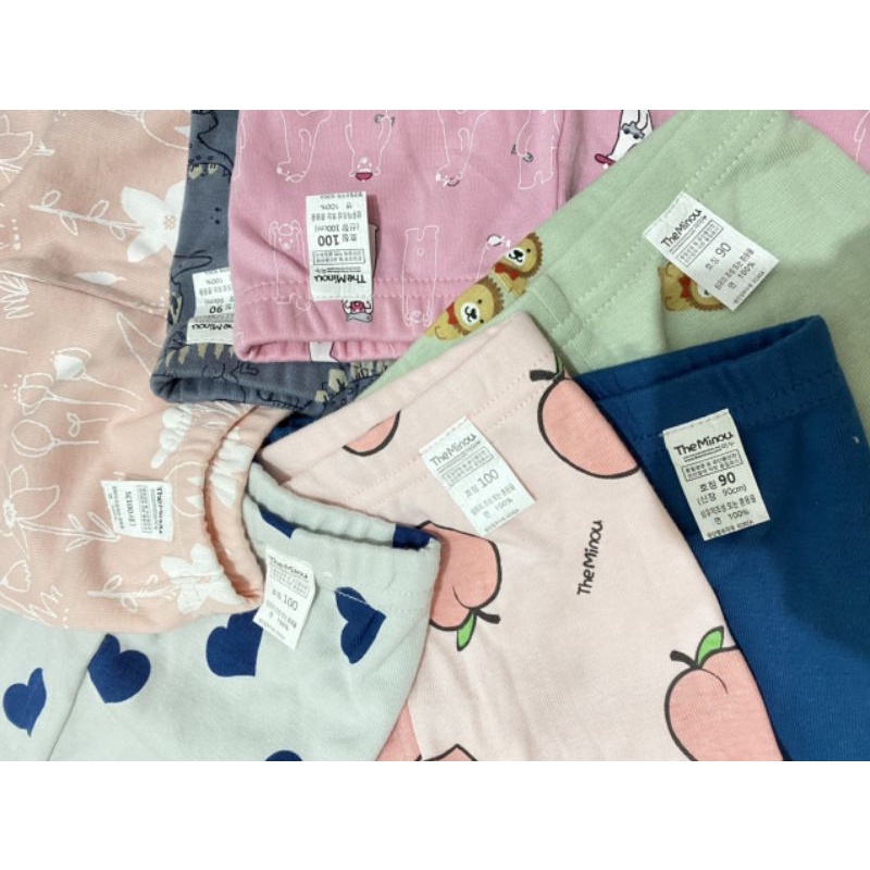 Quần dài cotton Theminou cho bé trai, bé gái 1-10tuổi
