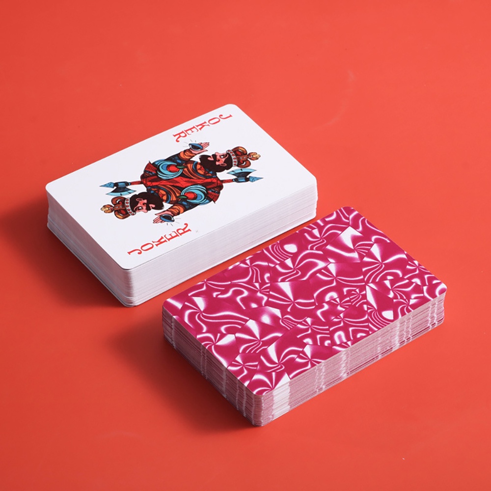 Bộ Bài Tây Nhựa MDD Classic Màu Hồng Bền Đẹp Chống Nước 100% Plastic Nhựa PVC Chống Gãy Cong BT16-4HO