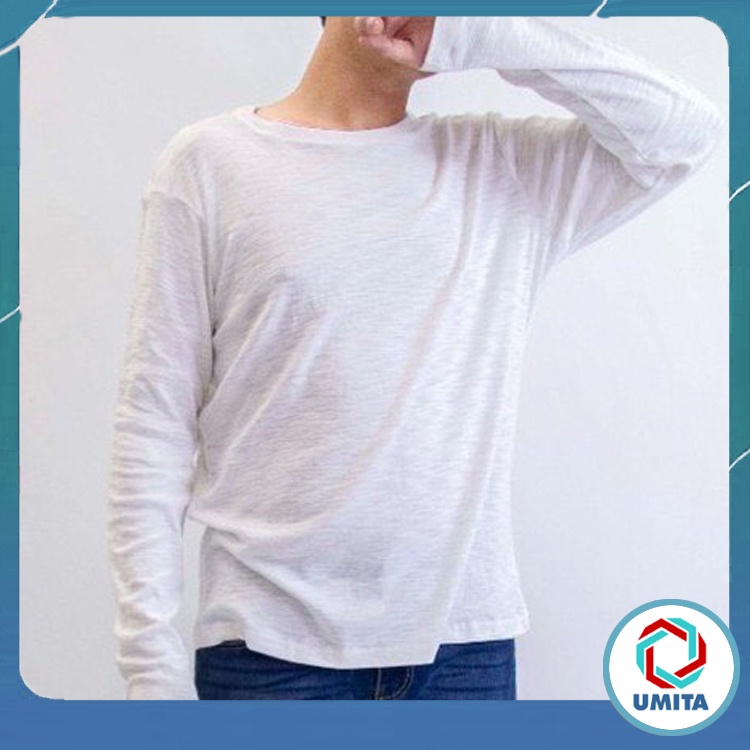 Áo Thun Nam Dài Tay Trơn Cổ Tròn Chất Thu Lạnh Kiểu Dáng Thể Thao Chất Đẹp Cao Cấp | BigBuy360 - bigbuy360.vn