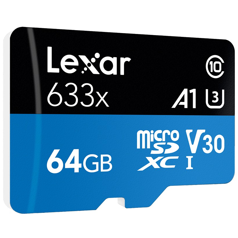 [Mã 159ELSALE hoàn 7% đơn 300K] Thẻ nhớ 64GB Micro SDXC Lexar 633X 95MB/s