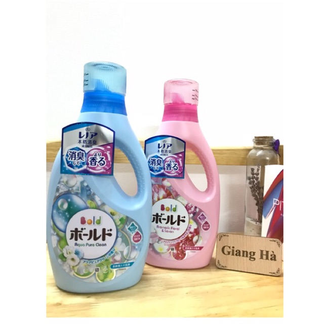 Nước giặt xả bold Nhật Bản 850gr