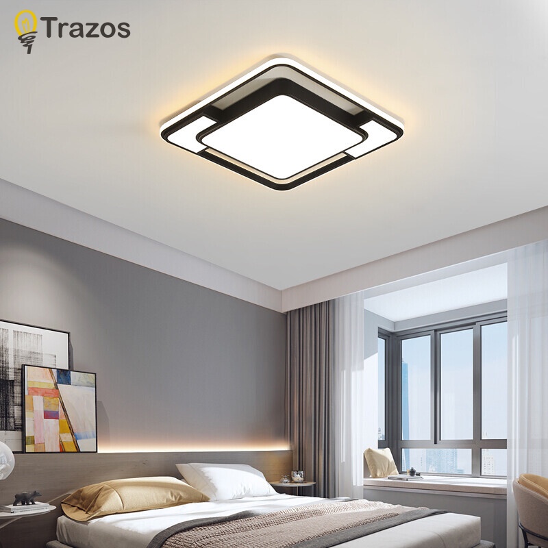 Đèn LED gắn trần nhà Trazos phong cách hiện đại trang trí phòng khách phòng ăn