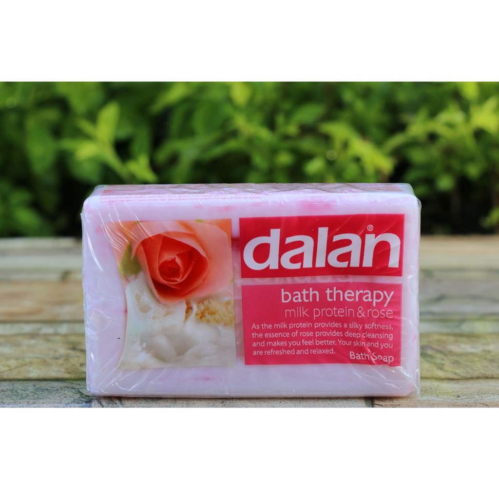 Xà Phòng Tắm Gội Dalan Từ Sữa Và Hoa Hồng Dalan Bath Therapy Soap Milk Protein &amp; Rose 175g