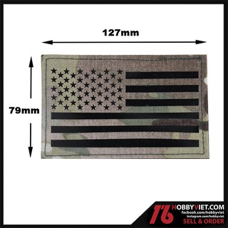 Patch cờ Us multicam