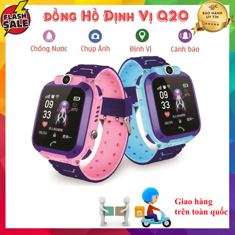 Đồng Hồ thông minh, Định Vị Trẻ Em Q12 Chống Nước - Thông Minh - An Toàn Cho Bé