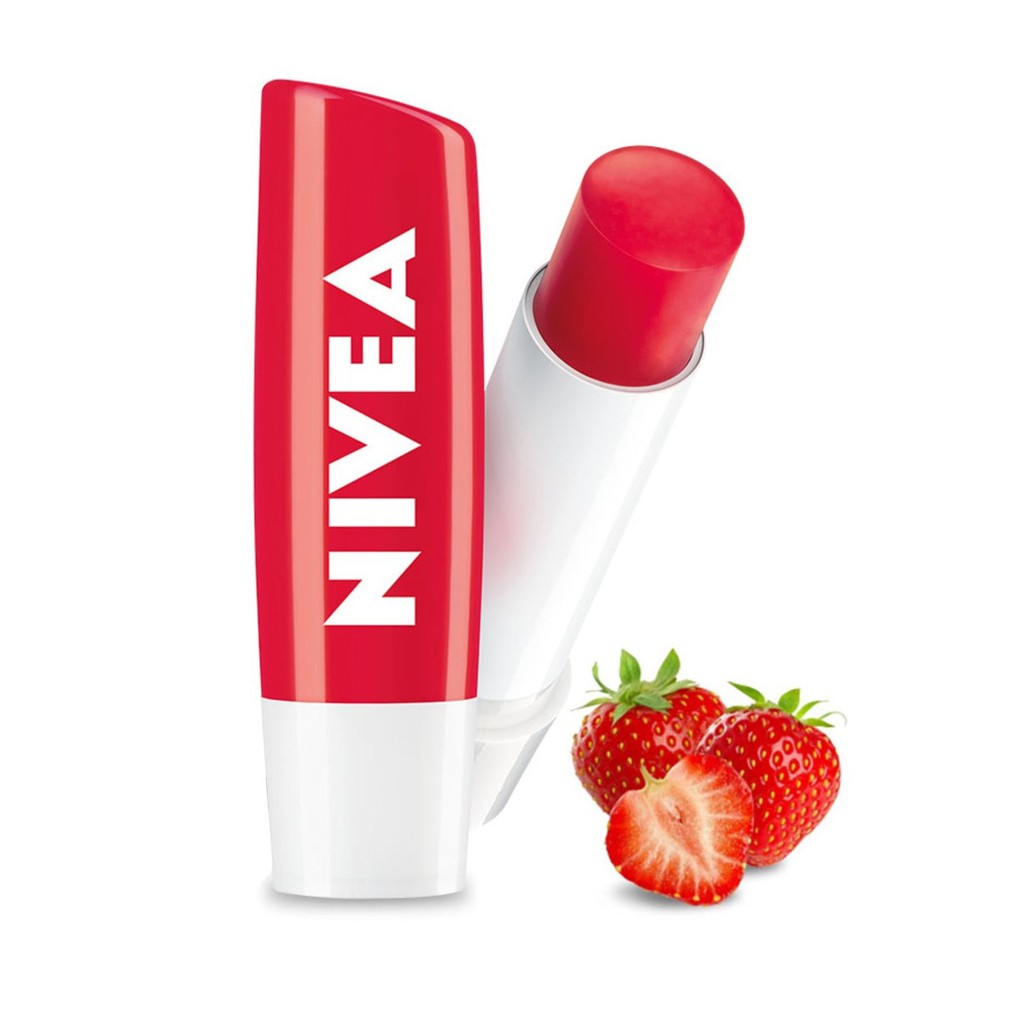 Son dưỡng ẩm 24h Nivea Caring Lip Balm 4.8g