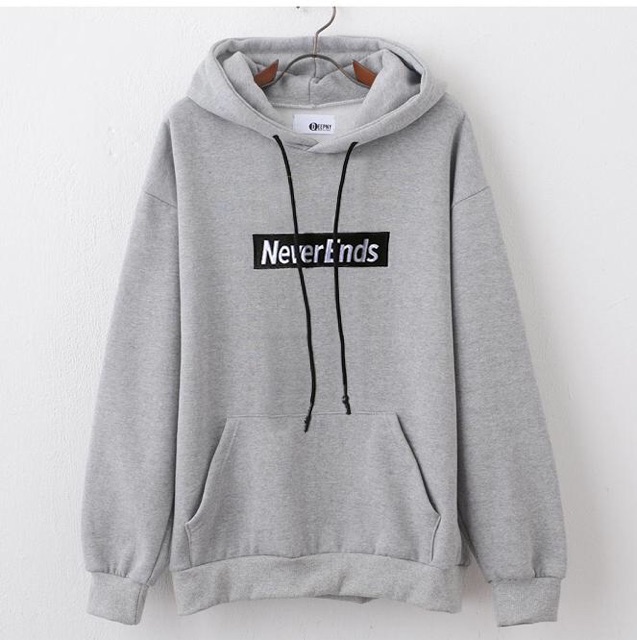 Áo hoodie nam nữ never end có bigsize đên hơn 100kg