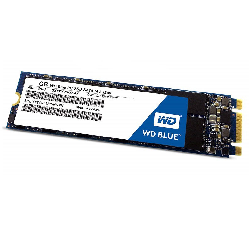 Ổ Cứng SSD WD Blue 3D NAND 500GB WDS500G2B0B Chuẩn M2 - Hàng Chính Hãng