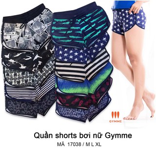 QUẦN SHORT BƠI NỮ HỌA TIẾT GYMME 17038