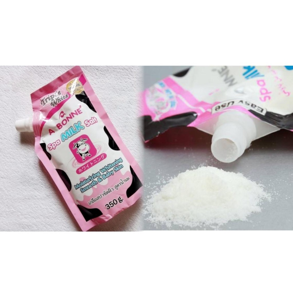 Combo 5 gói Muối tắm tẩy tế bào chết A Bonne Spa Milk Salt 350g