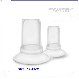 ĐỆM HẠ, GIẢM SIZE LÒNG PHỄU MÁY KHÔNG DÂY/ CUP RẢNH TAY/ PHỄU HÚT SỮA SIZE 17, 18,19, 21 ( 2 chiếc)