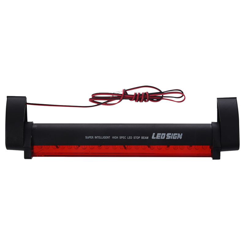 Thanh đèn 24 LED DC 12V gắn đuôi xe ô tô báo tín hiệu hãm phanh