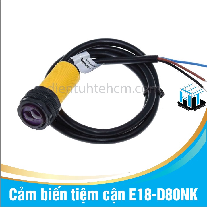 Cảm biến tiệm cận E18-D80NK - Cảm Biến Vật Cản Hồng Ngoại E18-D80NK