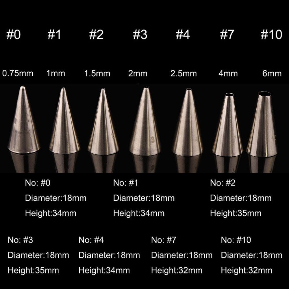 Set 1 / 7 Đuôi Bắt Bông Kem Trang Trí Bánh