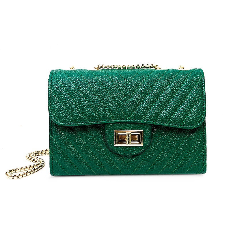 Túi Đeo Vai Hình Vuông Cỡ Nhỏ Có Khóa Cài Phong Cách Hàn Quốc Thời Trang Cho Nữ