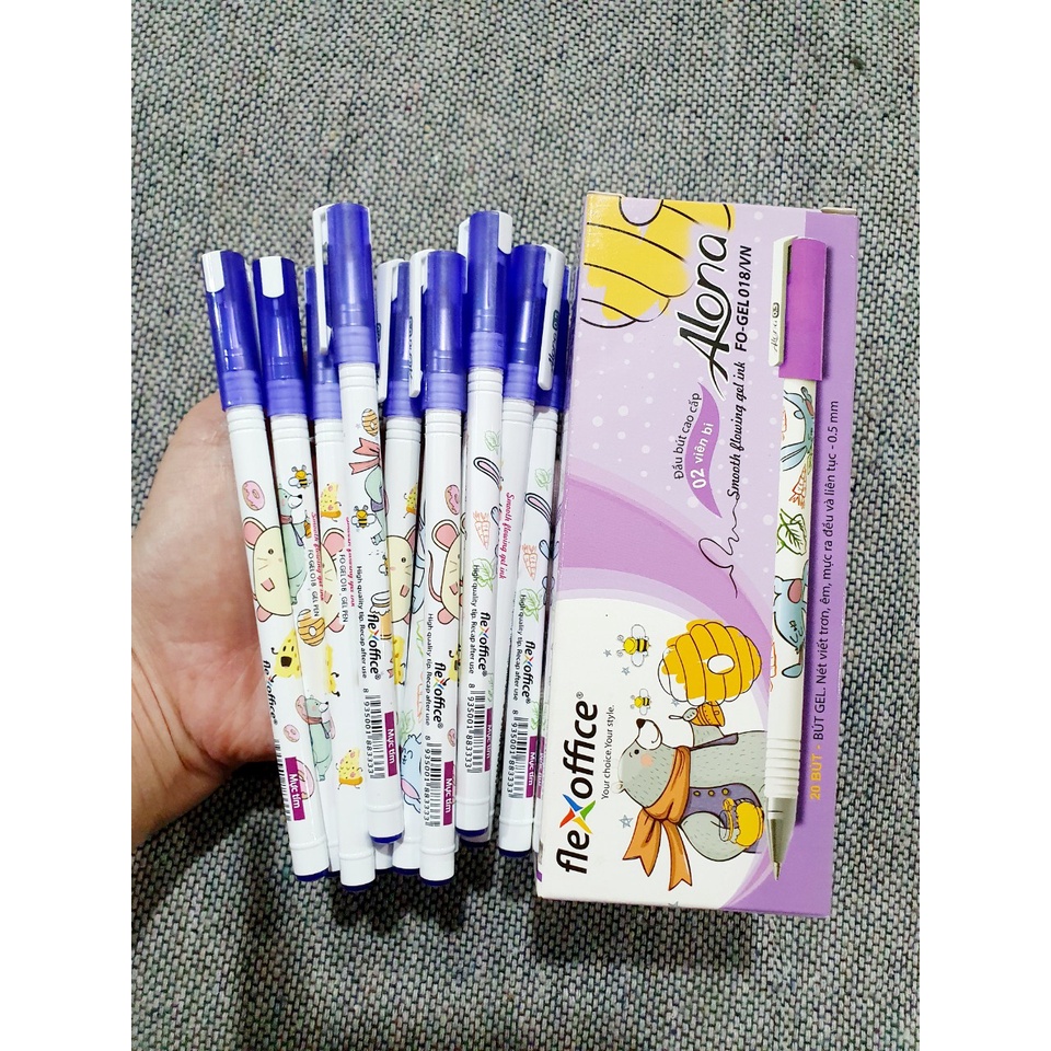 Hộp Bút tím gel Thiên Long  Alona FO-GEL018/VN