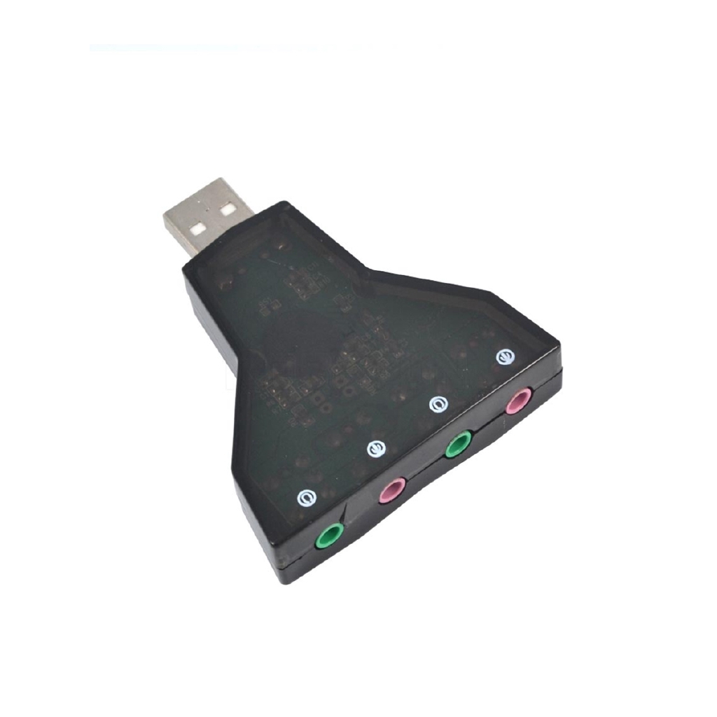 Card âm thanh 7.1ch kênh gắn ngoài kết nối USB 2.0