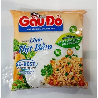 cháo ăn liền tiện lợi từ thương hiệu Cháo Gấu Đỏ