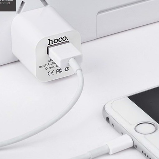 Sạc Nhanh - Củ sạc Hoco UH102 Hỗ trợ sạc nhanh Cho iPhone IPad Pin Sạc Dự Phòng  5V/1A