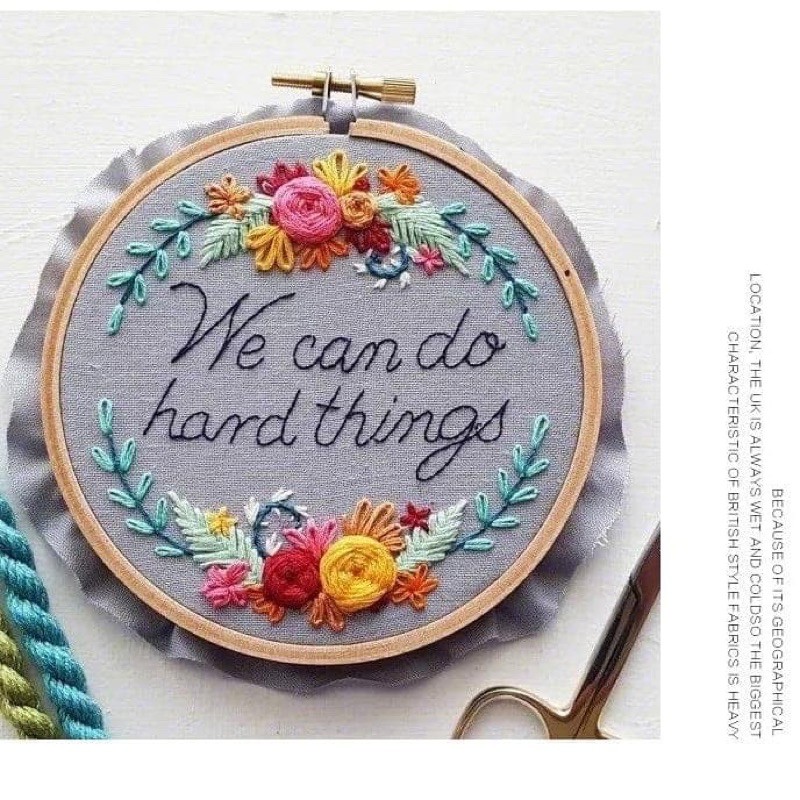 [Hàng handmade] Set thêu hiện đại mẫu làm quà tặng