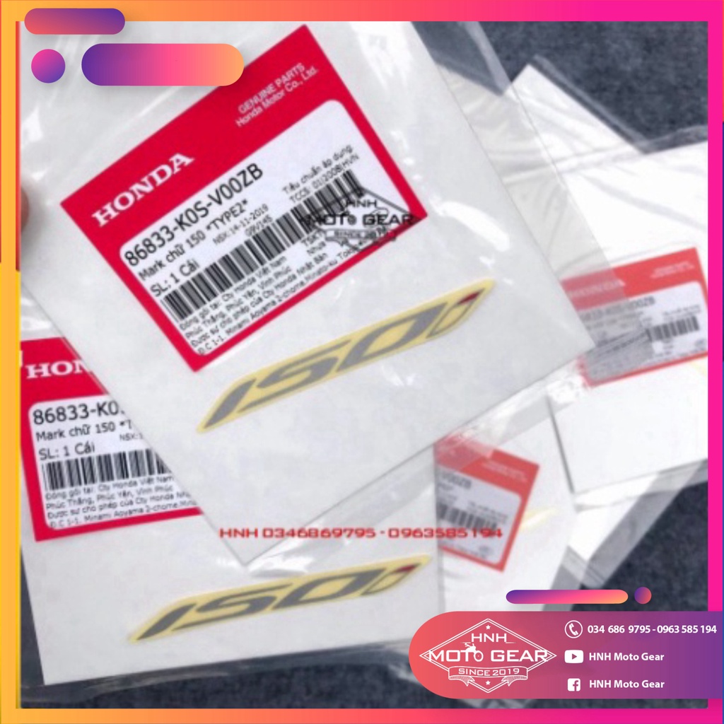 Tem Logo 150I Cho SH 125 / 150 Chính Hãng Honda