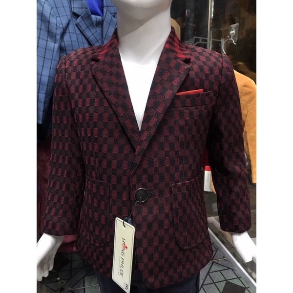 Áo khoác vest cho bé trai ảnh thật của shop