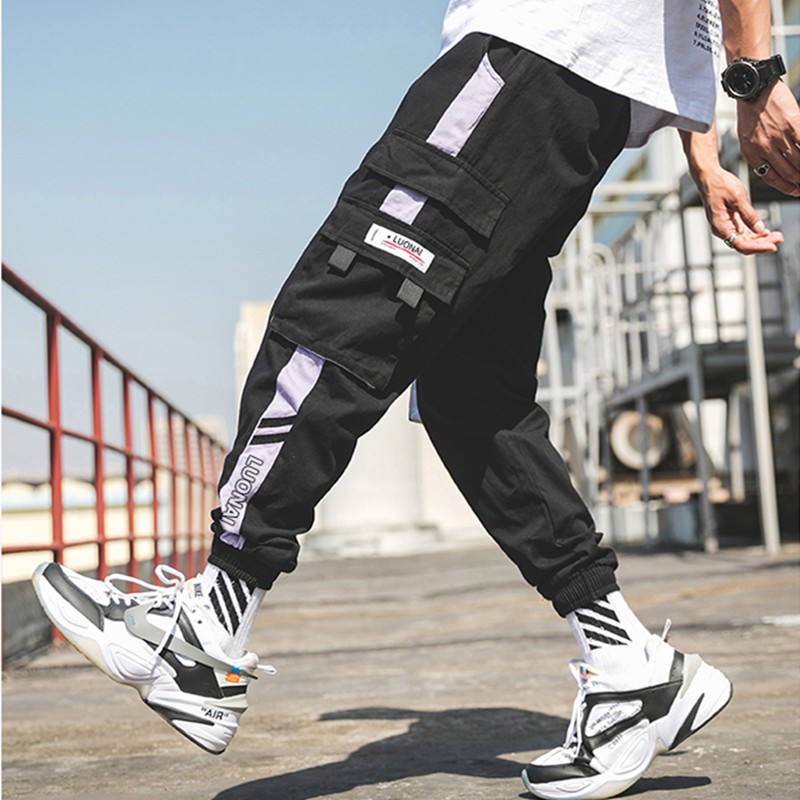 Quần Jogger Túi Hộp Nam UNI-ROY Phối Sọc Trắng Lớn Bo Ống Trẻ Trung JOGGER NAM 9000051C3 | BigBuy360 - bigbuy360.vn