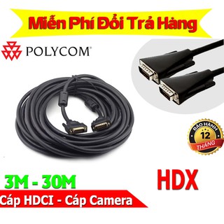 [Phụ Kiện Hội Nghị Trực Tuyến] Cáp HDCI cho Camera Polycom HDX dài 3M 5m 10M 15m 20m 30