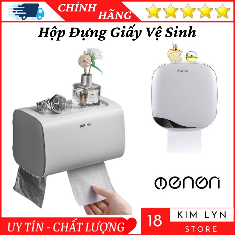 Hộp Đựng Giấy Vệ Sinh 2 Ngăn Dán Tường Siêu Chắc Chắn OENON Chống Nước Tiện Lợi- Bảo Hành 12 Tháng