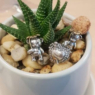 Charm bạc s925 gấu nắng, tim thiêng vừa các loại vòng pan soufeel pnj glamulet