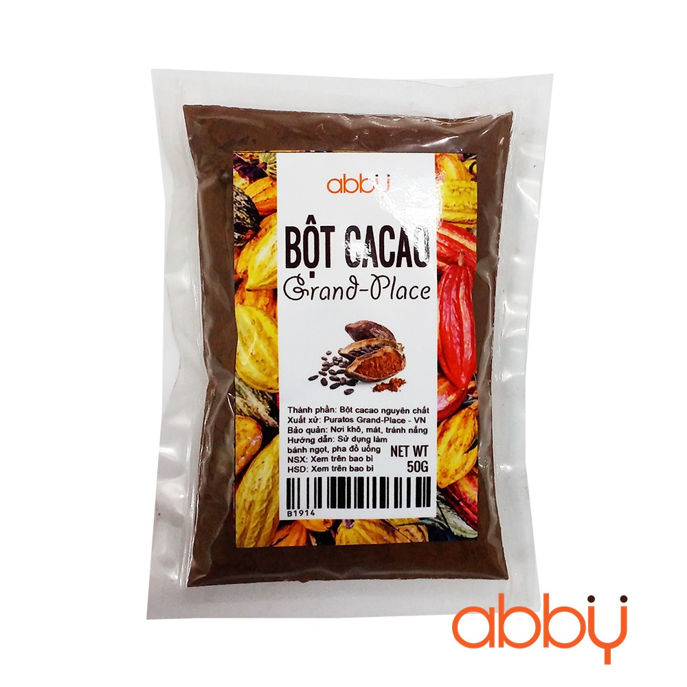 Bột cacao nguyên chất Grand Place 50g